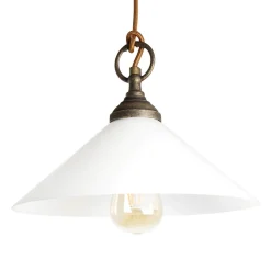 Pendelleuchte Höhenverstellbar aus echtem Messing