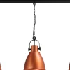 Pendelleuchte individuell verstellbar in Kupfer