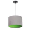 Pendelleuchte JERRY Grau Grün Retro rund Esstisch