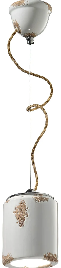 Pendelleuchte Keramik E27 rund D: 12,5 cm PAOLIA