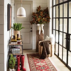 Pendelleuchte Keramik Schirm D: 25,4 cm E27 Retro