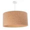 Pendelleuchte Kork Ø 30 cm E27 Natur Weiß Modern