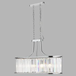 Pendelleuchte Kristall 78 cm lang H: max. 1,5 cm 2x E14