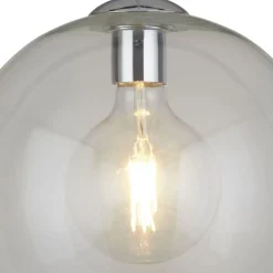 Pendelleuchte Kugel Schirm Ø 30 cm Glas E27 H: max. 1,2 m