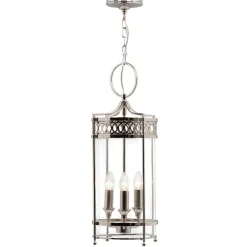 Pendelleuchte KUPOLA Nickel Ø26cm kürzbar Lampe