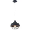 Pendelleuchte LANA Schwarz Ø25cm verstellbar Lampe