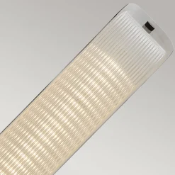 Pendelleuchte LED 116,8 cm lang Metall Glas Schwarz Modern