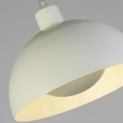 Pendelleuchte Loft E27 bis 60 W Ø25 cm Metall in Creme