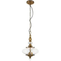 Pendelleuchte LYN Messing Ø30cm kürzbar Lampe