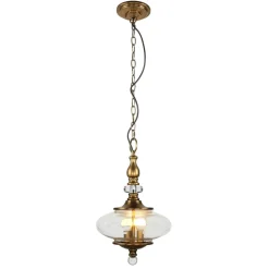 Pendelleuchte LYN Messing Ø30cm kürzbar Lampe