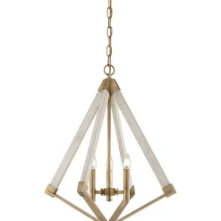 Pendelleuchte MADEA Messing Ø49cm kürzbar Moderne