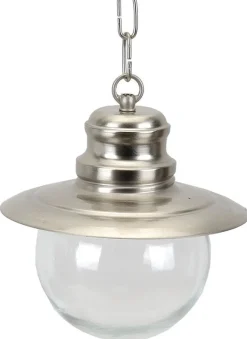 Pendelleuchte Messing Glas Ø18cm außen Maritim