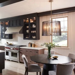 Pendelleuchte Metall D: 66 cm H: max. 155 cm rund 6x E14