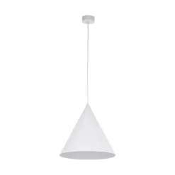 Pendelleuchte Metall D: 32 cm H: max. 165 cm Weiß E27