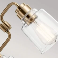 Pendelleuchte Metall Glas H: max. 148,4 cm 3-flammig