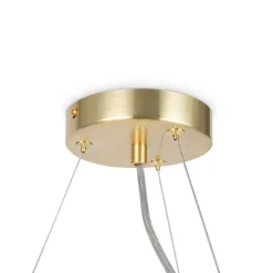 Pendelleuchte Metall Glas G9 B: 69 cm H: max. 135,4 cm