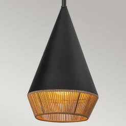 Pendelleuchte Metall Seil D: 18,1 cm Höhenverstellbar E27