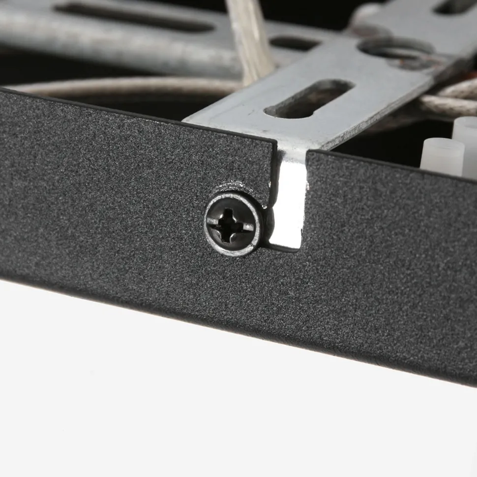 Pendelleuchte Metall Stoff Schwarz Weiß 140 cm blendarm