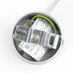 Pendelleuchte Metall Zylinder schmal Ø 5,5 cm Grau GU10