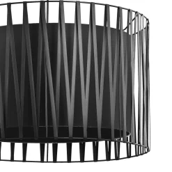 Pendelleuchte MINA Schwarz 1-flmg Doppelschirm