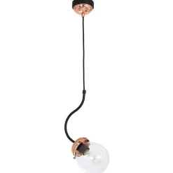 Pendelleuchte NATAN in Kupfer