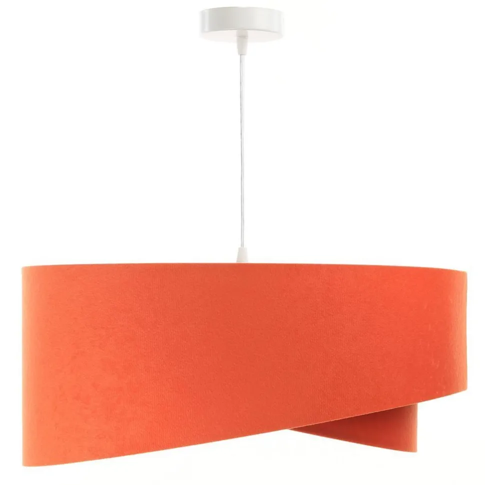 Pendelleuchte Orange Gold Silber E27 rund Ø 50 cm