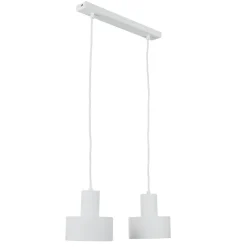 Pendelleuchte Rif Weiß 2 flammig