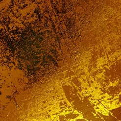 Pendelleuchte rund Ø55cm Retro Schwarz Gold