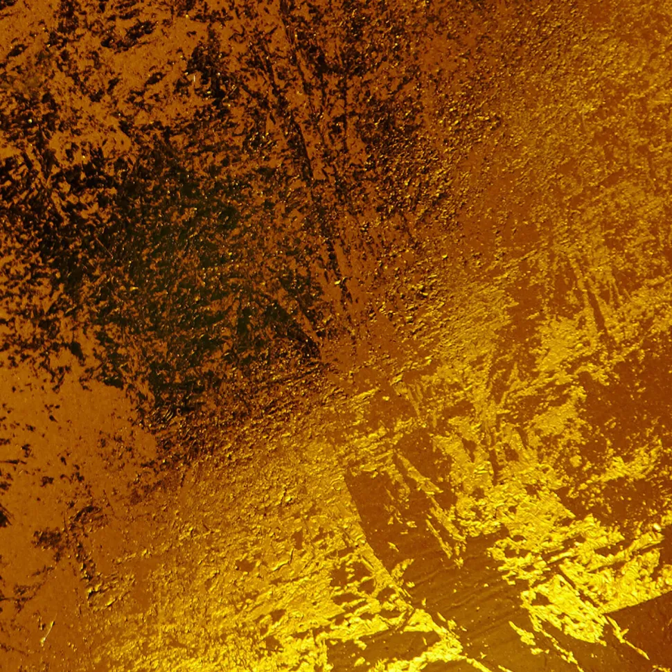 Pendelleuchte rund Ø55cm Retro Schwarz Gold