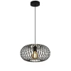 Pendelleuchte Schwarz Ø 39 cm Metall Schirm E27 ERIC