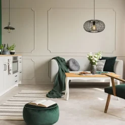 Pendelleuchte Schwarz Ø 39 cm Metall Schirm E27 ERIC