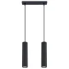 Pendelleuchte Schwarz B: 30 cm Aluminium GU10 2-flammig