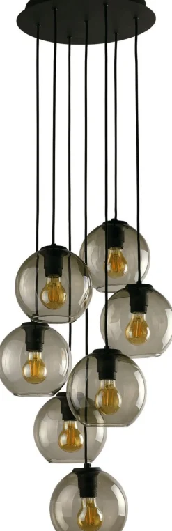 Pendelleuchte Schwarz 7-flmg VINCENTE Lampe