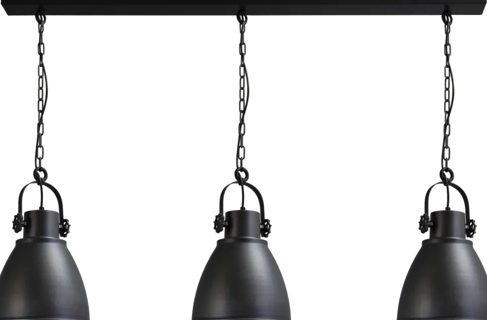 Pendelleuchte Schwarz schwenkbar Industrial Style