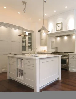 Pendelleuchte verstellbar max. 1,8 m Metall E27 in Nickel matt