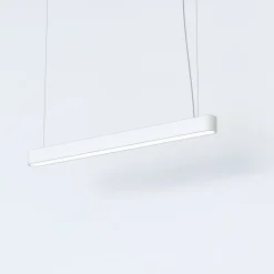 Pendelleuchte Weiß 3000 K 2300 lm T8 LED länglich 95 cm