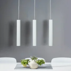 Pendelleuchte weiß 3-flammig