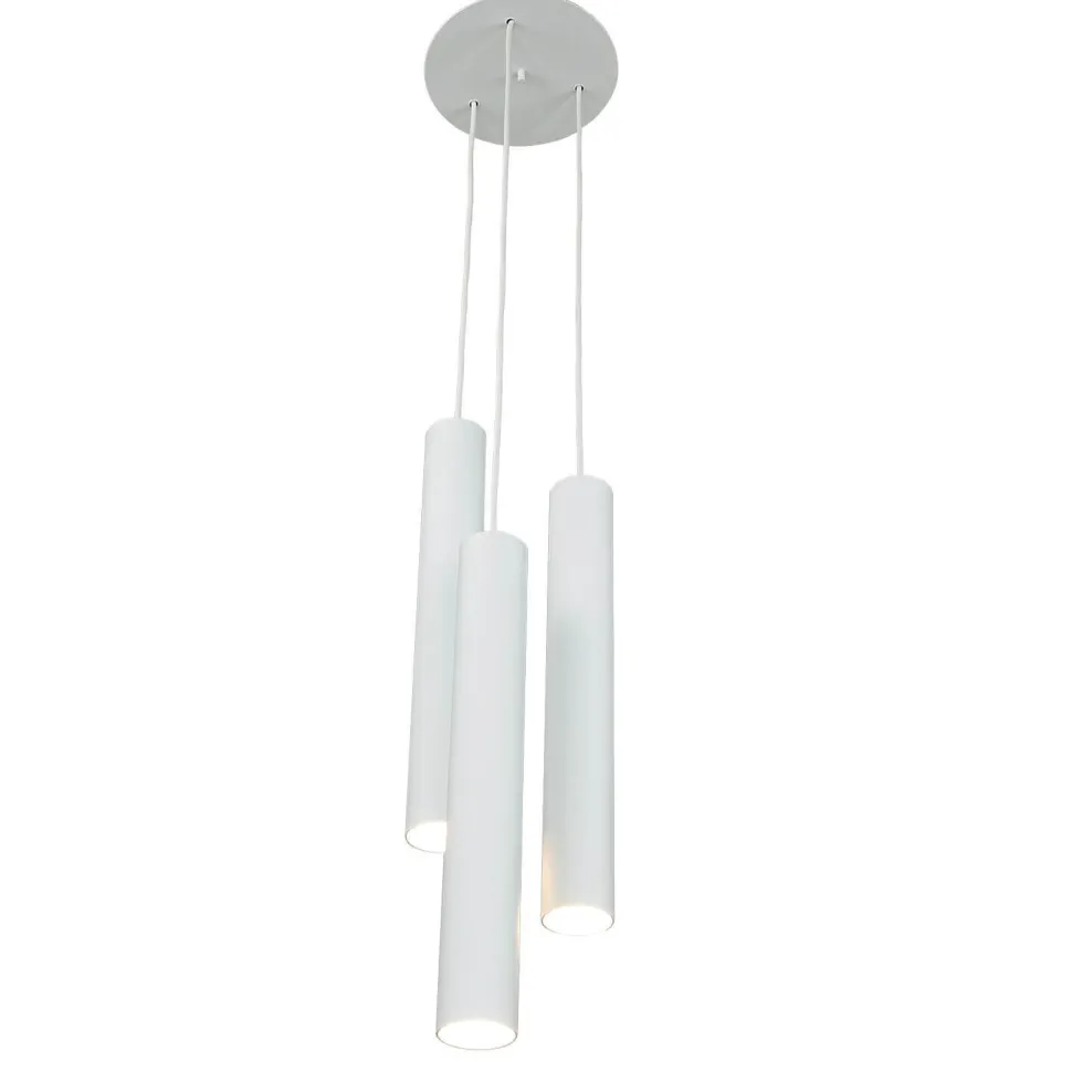 Pendelleuchte Weiß 3-flmg Wohnzimmer Lampe EYE