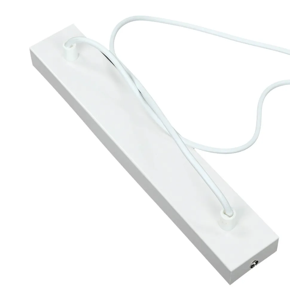 Pendelleuchte Weiß Gold verstellbar E27 2-flammig