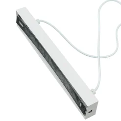 Pendelleuchte Weiß Gold verstellbar E27 2-flammig