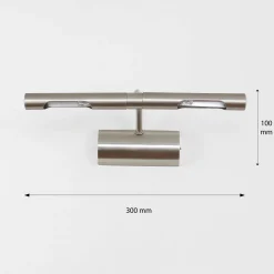 PICTURE LIGHT Bilderleuchte Chrom matt 2xG9 L:30cm