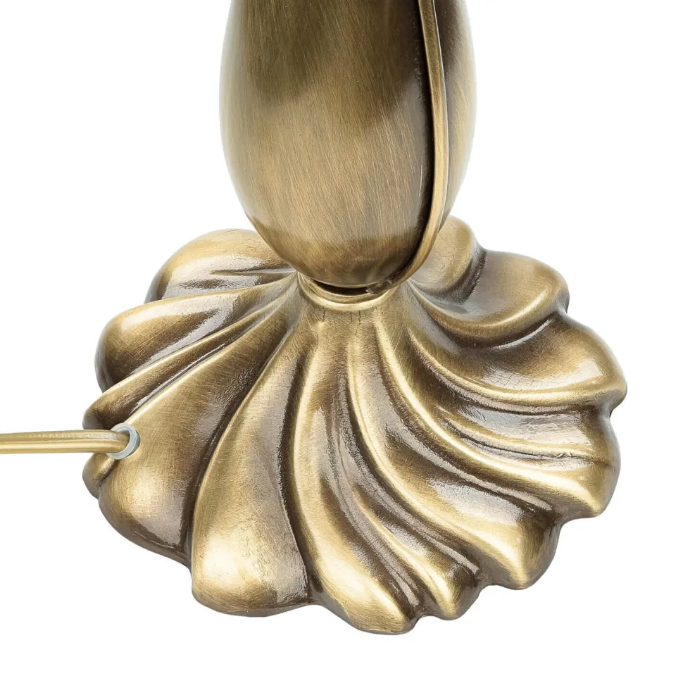 Pilzleuchte Messing massiv Jugendstil