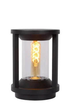 Pollerleuchte Aluminium Schwarz 22 cm klein IP65 Garten