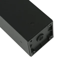 Pollerleuchte IP44 GU10 45 cm Schwarz Weiß Aluminium