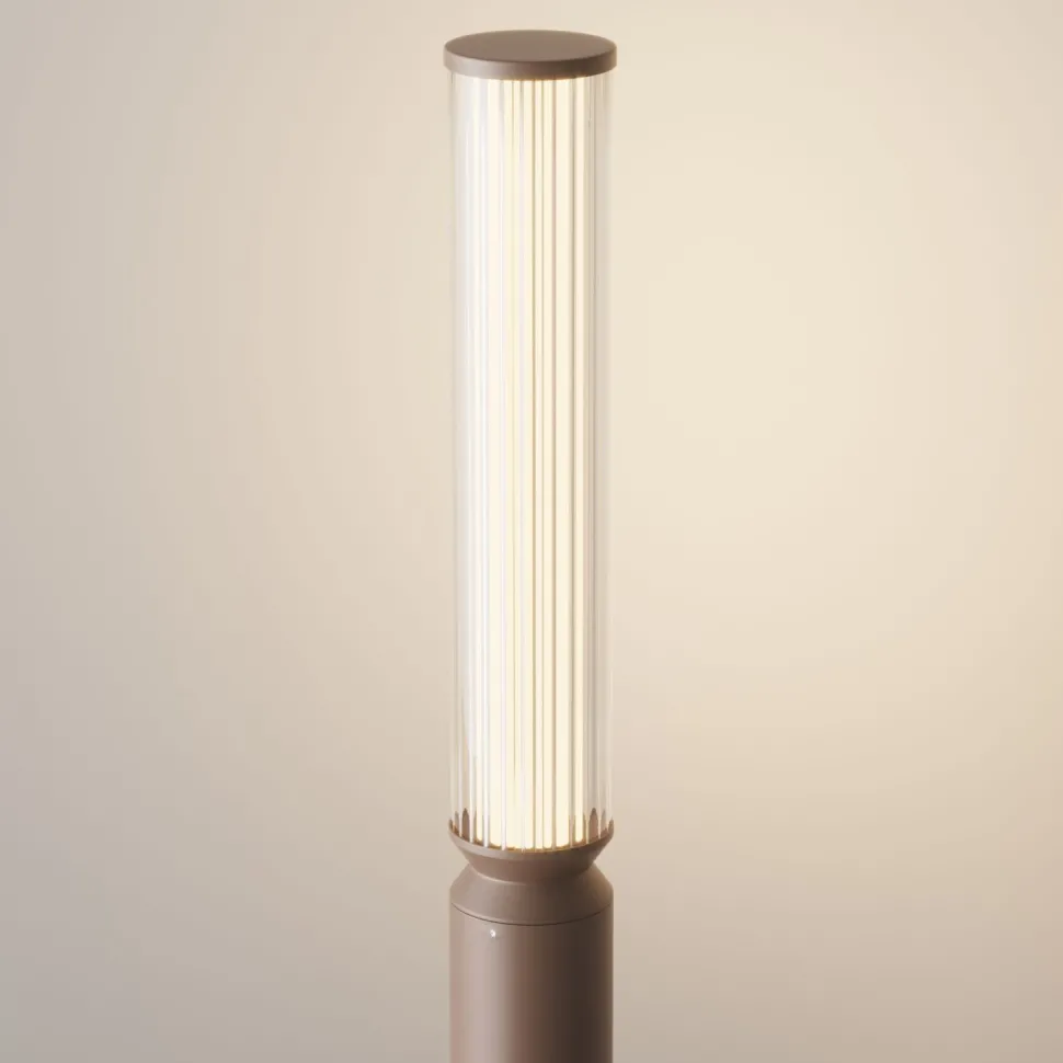 Pollerleuchte LED Aluminium Glas 78,5 cm IP65 rund