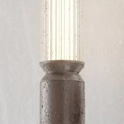 Pollerleuchte LED Aluminium Glas 78,5 cm IP65 rund