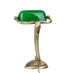 Premium Bankerleuchte aus Messing