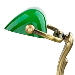 Premium Bankerleuchte aus Messing