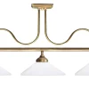 Premium Deckenlampe Jugendstil aus Echt-Messing