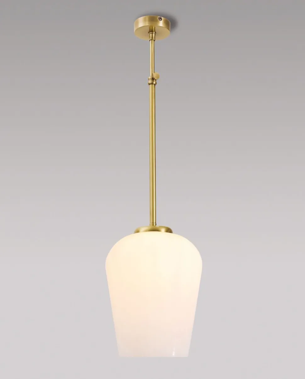 Premium Deckenleuchte Messing Glas verstellbar Esstisch